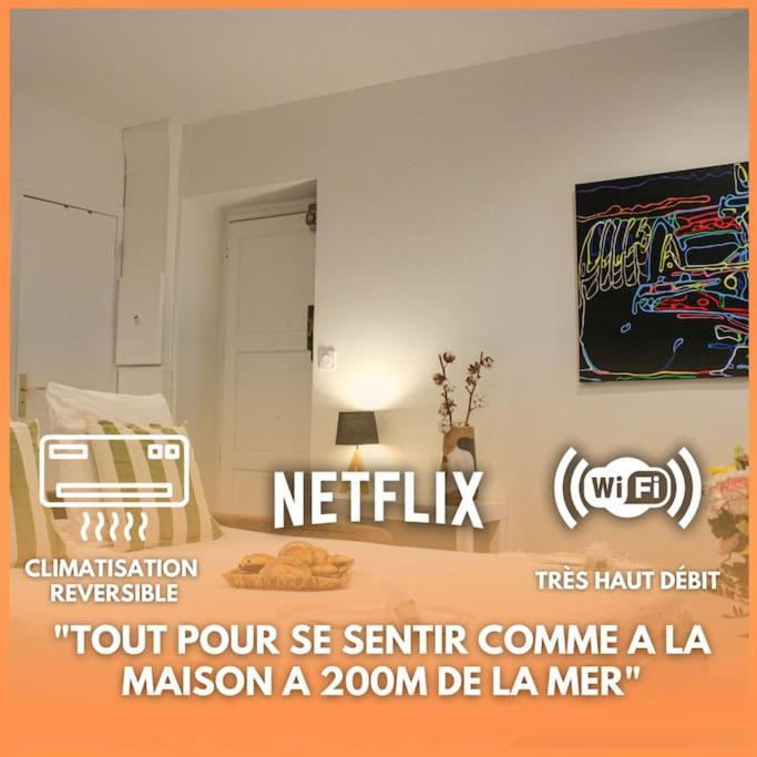 Le Clemenceau By Apirent #Cosy #200M Des Plages #Wifi Кан Екстериор снимка